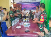 Pererat Soliditas TNI–Polri, Danramil 07 Kuantan Hilir Sambangi Tiga Polsek di Hari Bhayangkara ke-80
