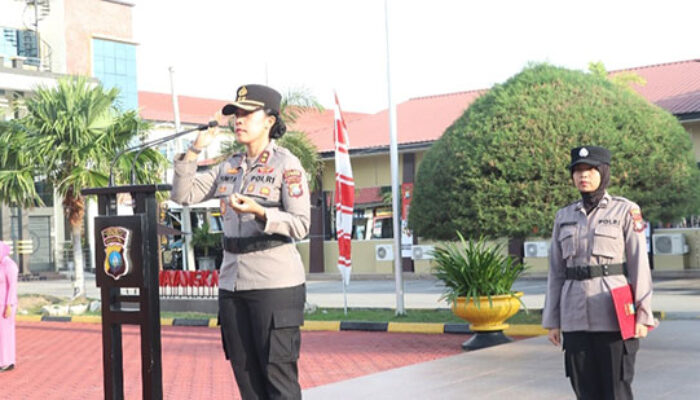 Polres Karimun Gelar Serah Terima Jabatan, Sejumlah Pejabat Berganti Posisi