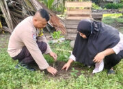 Polsek Logas Tanah Darat dan Polsek Singingi Hilir Ajak Masyarakat Jaga Kelestarian Lingkungan Melalui Green Policing
