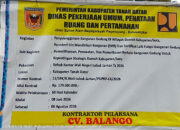 Progres Baru Ditaksir 20 Persen, Proyek Aula Kantor Wali Nagari Lubuk Jantan Masih Progres Mangkrak