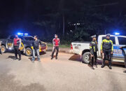 Polres Kuansing Tingkatkan Patroli Malam, Hadir di Titik Rawan Beri Rasa Aman kepada Masyarakat