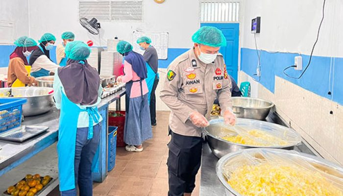 Pemeriksaan Dapur SPPG Polres Kuansing, Pastikan Makanan Aman dan Layak Dikonsumsi