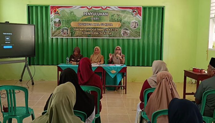 Wujudkan Keluarga yang Berkualitas, TMMD ke 129 Gelar Penyuluhan KB