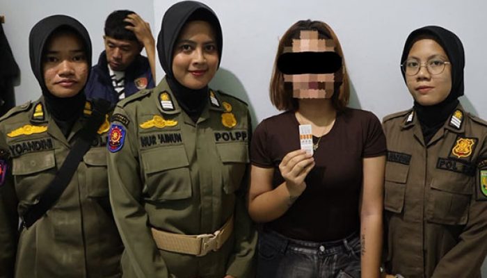 Patroli KRYD Polres Kuansing Bersama Tim RAGA dan Satpol PP, Dua Terduga Penyalahguna Narkoba Diamankan
