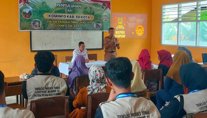 Ajak Warga Bijak Bermedsos, Satgas TMMD ke 129 Gandeng Kominfo