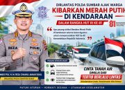 Jelang HUT RI ke-81, Dirlantas Polda Sumbar Ajak Warga Kibarkan Merah Putih di Kendaraan