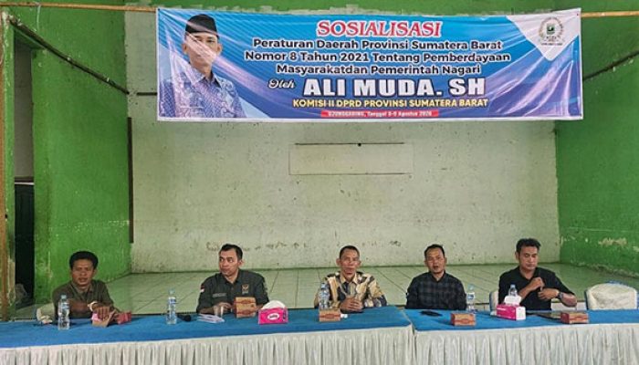 Ali Muda Dorong Pemerintahan Nagari Lebih Berdaya, Masyarakat Jangan Hanya Jadi Penonton