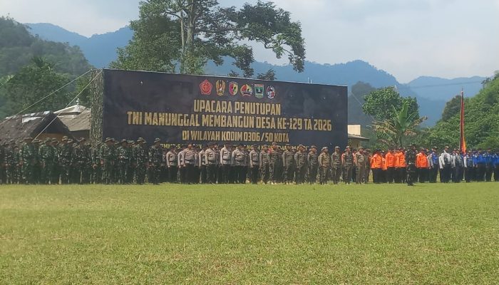 TMMD ke 129 Wilayah Kodim 0306/50 Kota Resmi Ditutup, Berbagai Manfaat Dirasakan Warga