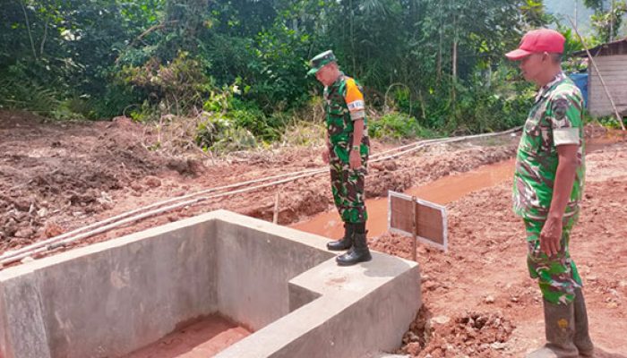 Tim Wasev Kodam XX /Imam Bonjol, Melihat Langsung Progres Sasaran TMMD ke 129 di Buluh Kasok