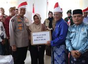 Ekspedisi Merah Putih Presisi Sentuh Pesisir Sinaboi, Polda Riau Tanam 810 Mangrove dan Salurkan Bantuan untuk Nelayan