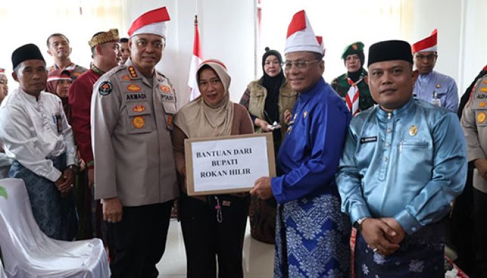 Ekspedisi Merah Putih Presisi Sentuh Pesisir Sinaboi, Polda Riau Tanam 810 Mangrove dan Salurkan Bantuan untuk Nelayan