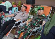 Kodam XIX Tuanku Tambusai Perkuat Kepedulian Sosial Melalui Donor Darah HUT Ke-1