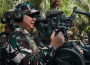 Kodam XIX Tuanku Tambusai Optimalkan Kesiapan Tempur, Kasdam Tinjau Latihan Rudal Starstreak dan Meriam 57