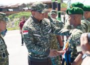 Menhan RI Beri Arahan Prajurit Yonif TP 952/Imam Bulqin, Kodam XIX Tuanku Tambusai Percepat Penguatan Satuan