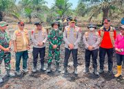 Pantau Titik Rawan Karhutla, Polda Riau Bersama TNI-BPBD Gelar Patroli Udara dan Darat