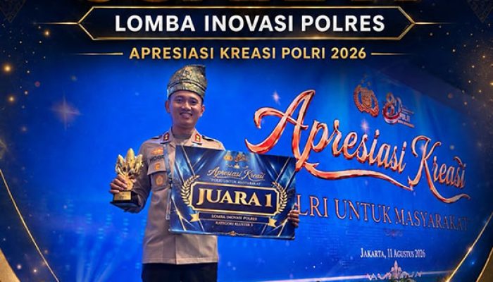 Polres Kuansing Juara 1 Inovasi Ketahanan Pangan, Raih Apresiasi di Awarding Day Kreasi Polri