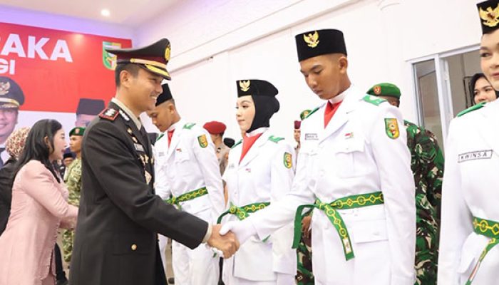 Kapolres Kuansing Hadiri Pengukuhan Paskibraka 2026, Semangat Merah Putih Menggema Jelang HUT ke-81 RI