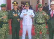 Dandim 0319/Mentawai Hadiri Upacara Pengibaran Sang Merah Putih Peringati HUT Ke-81 Kemerdekaan RI