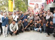 HUT RI ke-81, Ditbinmas dan Bid Humas Polda Riau Bersama Insan Pers Satukan Semangat Merah Putih