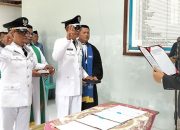 Bupati Mentawai Rinto Wardana Lantik Emilius Sabagalet dan Seltius Sibulatnia sebagai Pj Kepala Desa