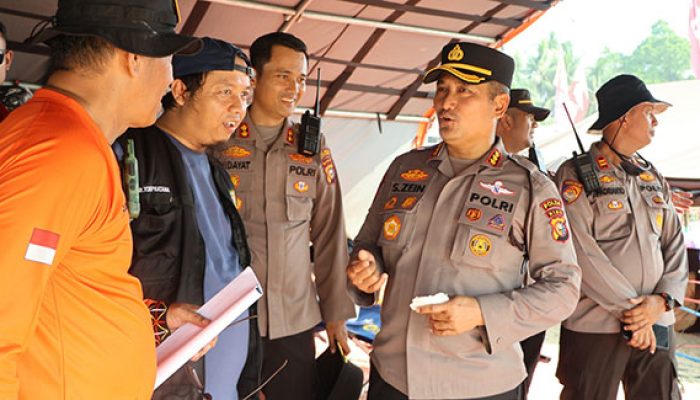 Dirpamobvit Polda Riau dan Kapolres Kuansing Cek Pengamanan Pacu Jalur di Tepian Narosa