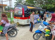 Gerakan Pangan Murah, Polres Kuansing Salurkan 1 Ton Beras SPHP untuk Masyarakat