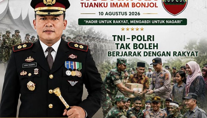 HUT Kodam XX/Tuanku Imam Bonjol, Kapolres Pasbar Tekankan TNI-Polri Tak Boleh Berjarak dengan Rakyat
