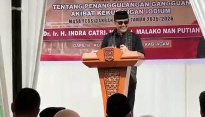 Cegah GAKI, Indra Catri Dorong Warga Agam Tak Abaikan Garam Beriodium