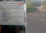 PT SMS Bantah Lalai, ‎Pelaksana Sebut Plang Proyek Salah Cetak