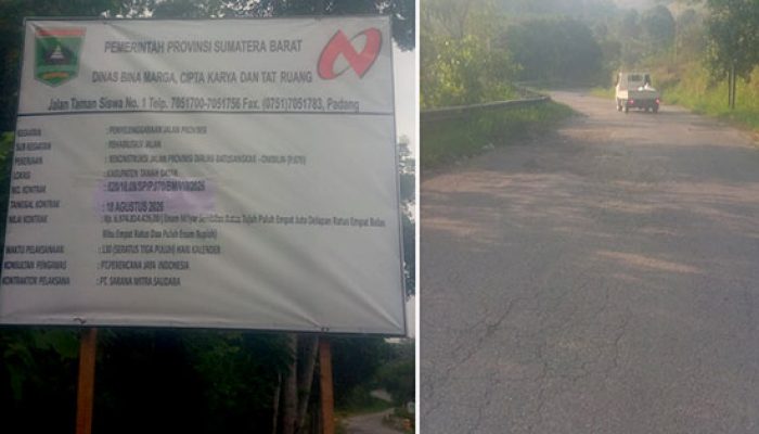 PT SMS Bantah Lalai, ‎Pelaksana Sebut Plang Proyek Salah Cetak