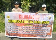 Polsek Jajaran Polres Kuansing Gencarkan Pencegahan Karhutla, Warga Diajak Bersama Jaga Lingkungan