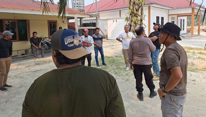 Polres Kuansing Amankan Bentrok di Lahan Konflik Desa Muara Langsat, Polisi Kedepankan Mediasi