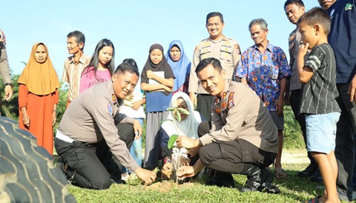 Kapolres Kuansing Hadir Bersama Masyarakat, Gelar JALUR, Edukasi Karhutla dan Green Policing