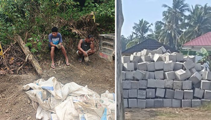 Rp10,63 Miliar Dipertaruhkan! Kubus Beton Proyek Pantai Sikabaluan Diduga Pakai Pasir Bercampur Tanah, PPK Bungkam