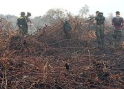 Kodam XIX/Tuanku Tambusai Perkuat Penanganan Karhutla di Seberida, Pendinginan Terus Berlanjut
