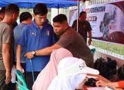 HUT ke-81 TNI, Kodam XIX/Tuanku Tambusai Hadirkan Bakti Kesehatan di Jantung Kota Pekanbaru
