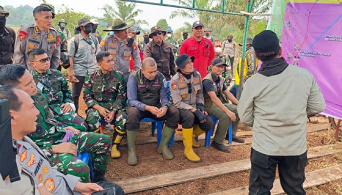 Pangdam Tinjau Pulau Jum’at, Kodam XIX/Tuanku Tambusai Perkuat Sinergi Atasi Karhutla