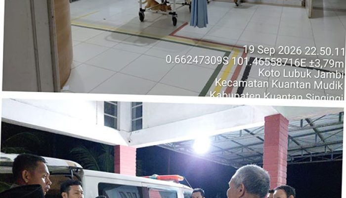 Polsek Kuantan Mudik Tangani Penemuan Petani Meninggal Dunia di Kebun Sawit