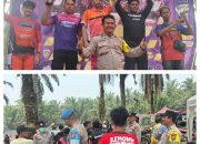Polsek Singingi Laksanakan Pengamanan Kejuaraan Grasstrack Lokal Riau di Sirkuit One Hock