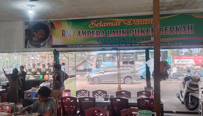 RM/Ampera Lauk Pukek Berkah, Cita Rasa Menggoda Di Jalan Bypass Padang