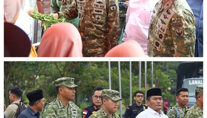 Pangdam XIX/Tuanku Tambusai Perkuat Kedekatan TNI dengan Rakyat Melalui Bazar Murah di Dumai