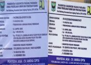 Irigasi Ampek Jirek Diduga Gunakan Material Ilegal, Dua Nomor Kontrak Muncul!