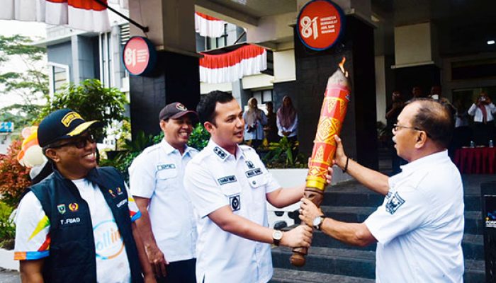 Api Obor PORPROV XVI Tiba di Padang Pariaman, Rahmat Hidayat: Bawa Nama Baik Daerah!