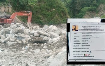 Dari Silaiang Bawah ke Lubuk Alung, Ratusan Kubik Batu Galian Proyek Rp43,9 Miliar Diduga Diperjualbelikan