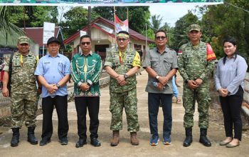 Tim Wasev Didampingi Dansatgas dan Forkopimda Tinjau Posko TMMD ke-130 Kodim 0319/Mentawai