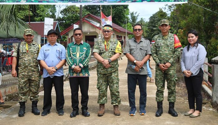 Tim Wasev Didampingi Dansatgas dan Forkopimda Tinjau Posko TMMD ke-130 Kodim 0319/Mentawai