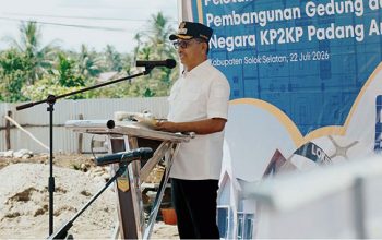 Pembangunan Kantor Baru KP2KP Padang Aro Diharapkan Dongkrak Penerimaan Pajak di Solsel