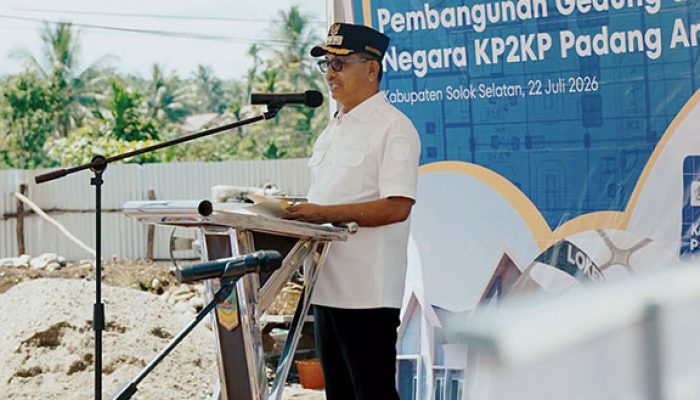 Pembangunan Kantor Baru KP2KP Padang Aro Diharapkan Dongkrak Penerimaan Pajak di Solsel