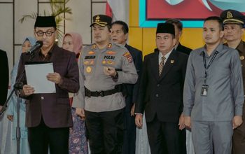 Bupati Solsel H. Khairunas Kukuhkan 67 Anggota Paskibraka 2026