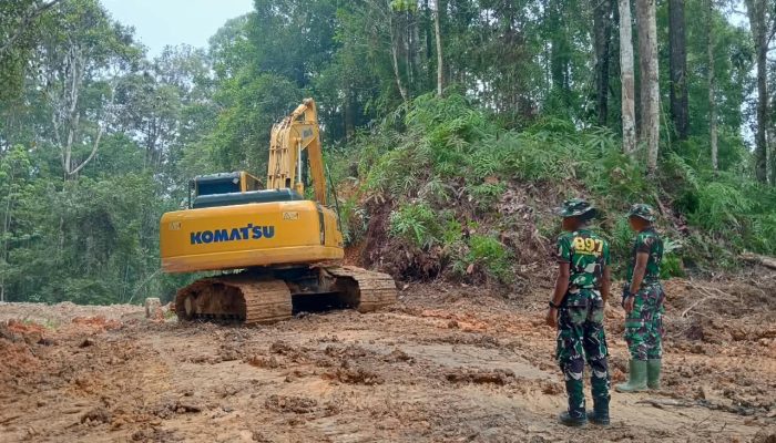 Satgas TMMD ke-130 Buka Keterisolasian Mentawai, Jalan Lingkar Bukit Pamewa Tembus Progres 50 Persen